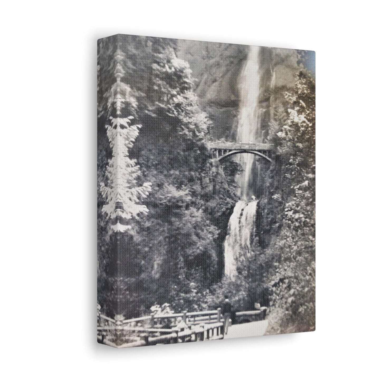 Multnomah Falls Oregon Stretched Canvas