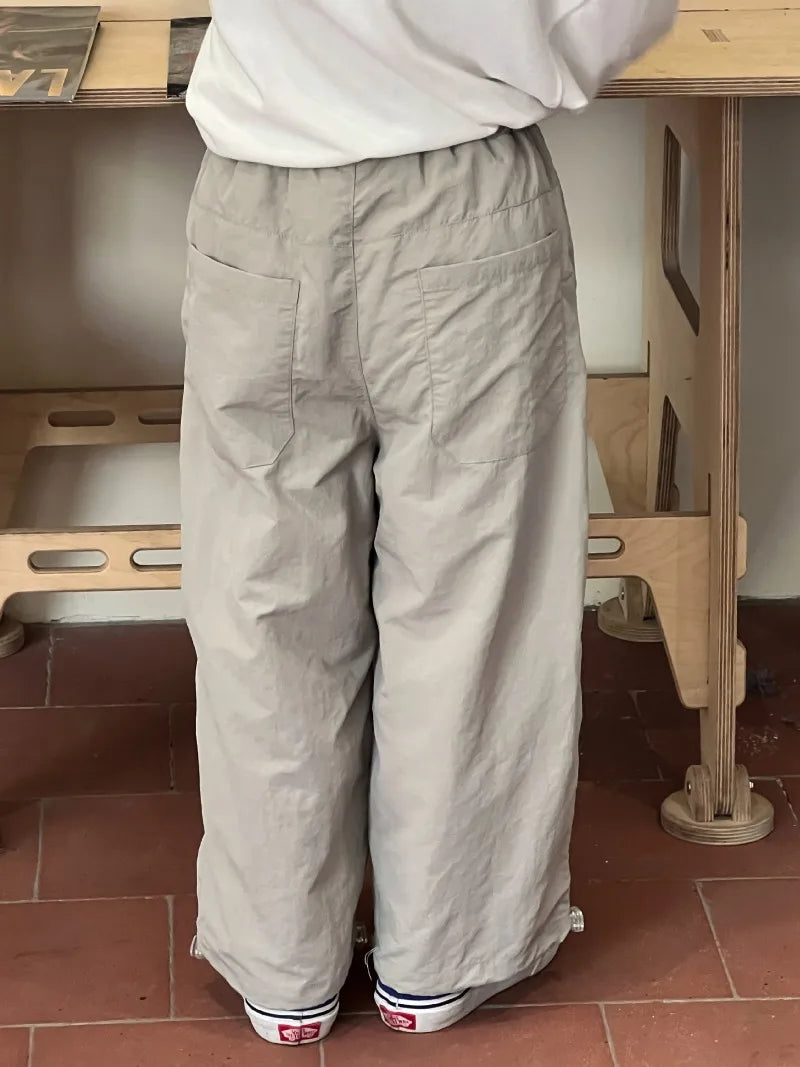 Boys Straight Casual Cargo Pants