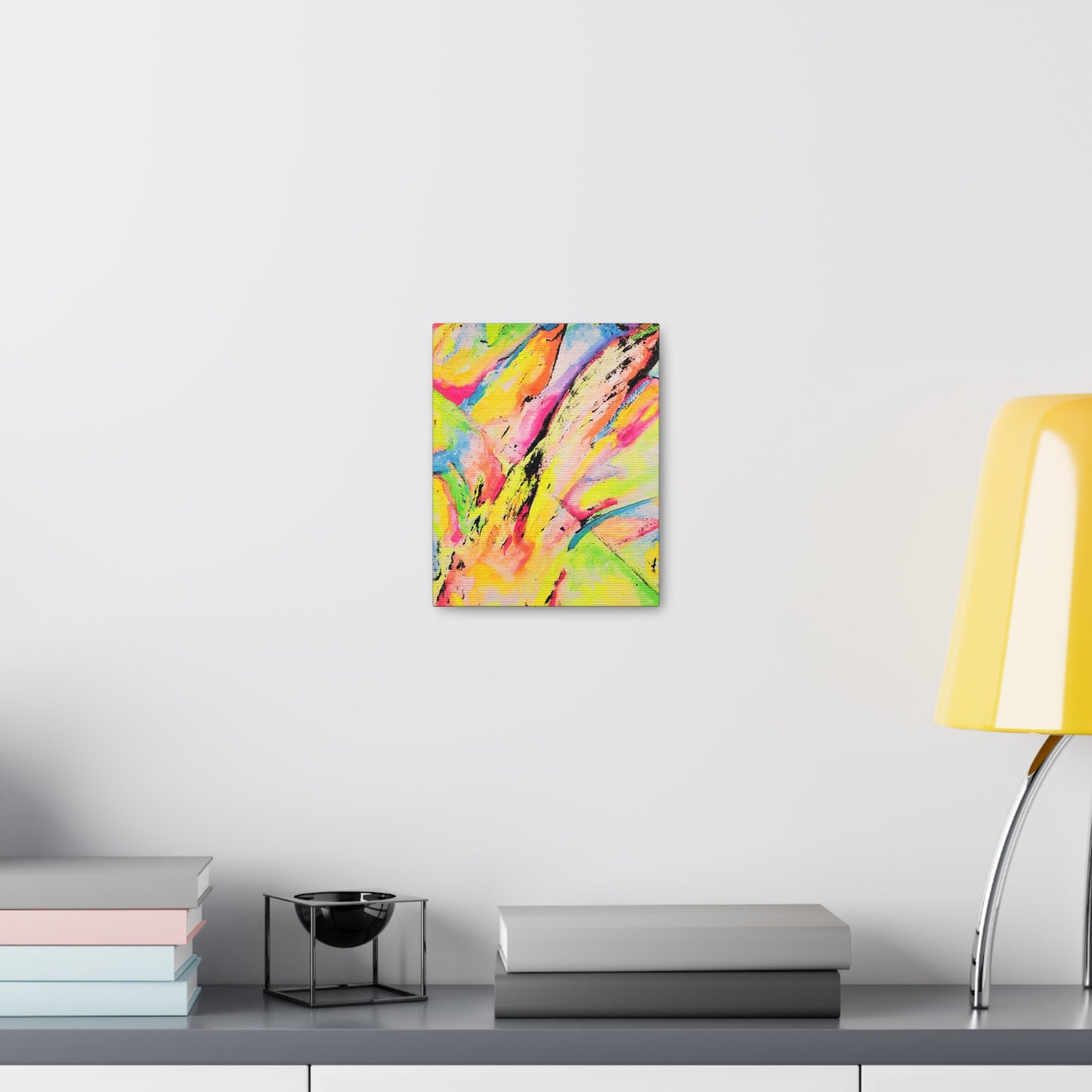 Neon Fire Canvas Gallery Wraps