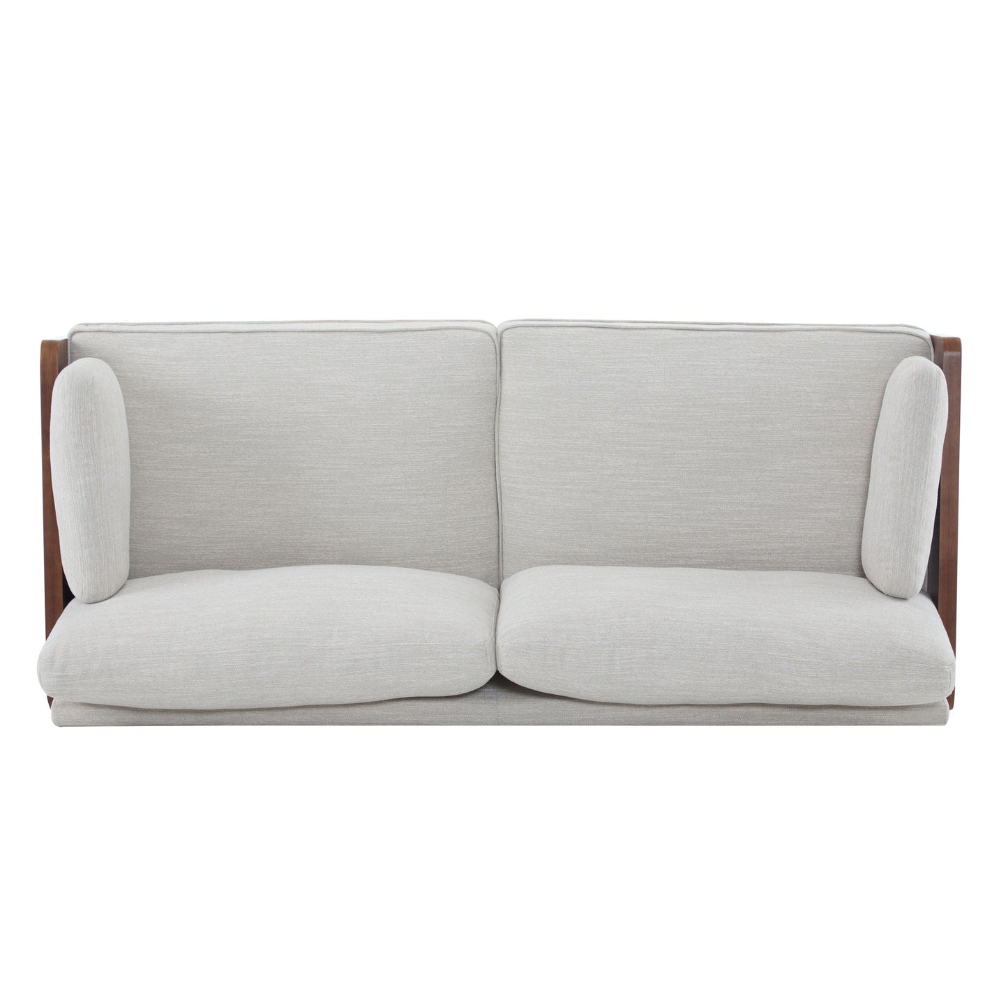 Mid Century Moderne Sofa With Wood Sides- Unique Piece Furniture- {{Product type}}