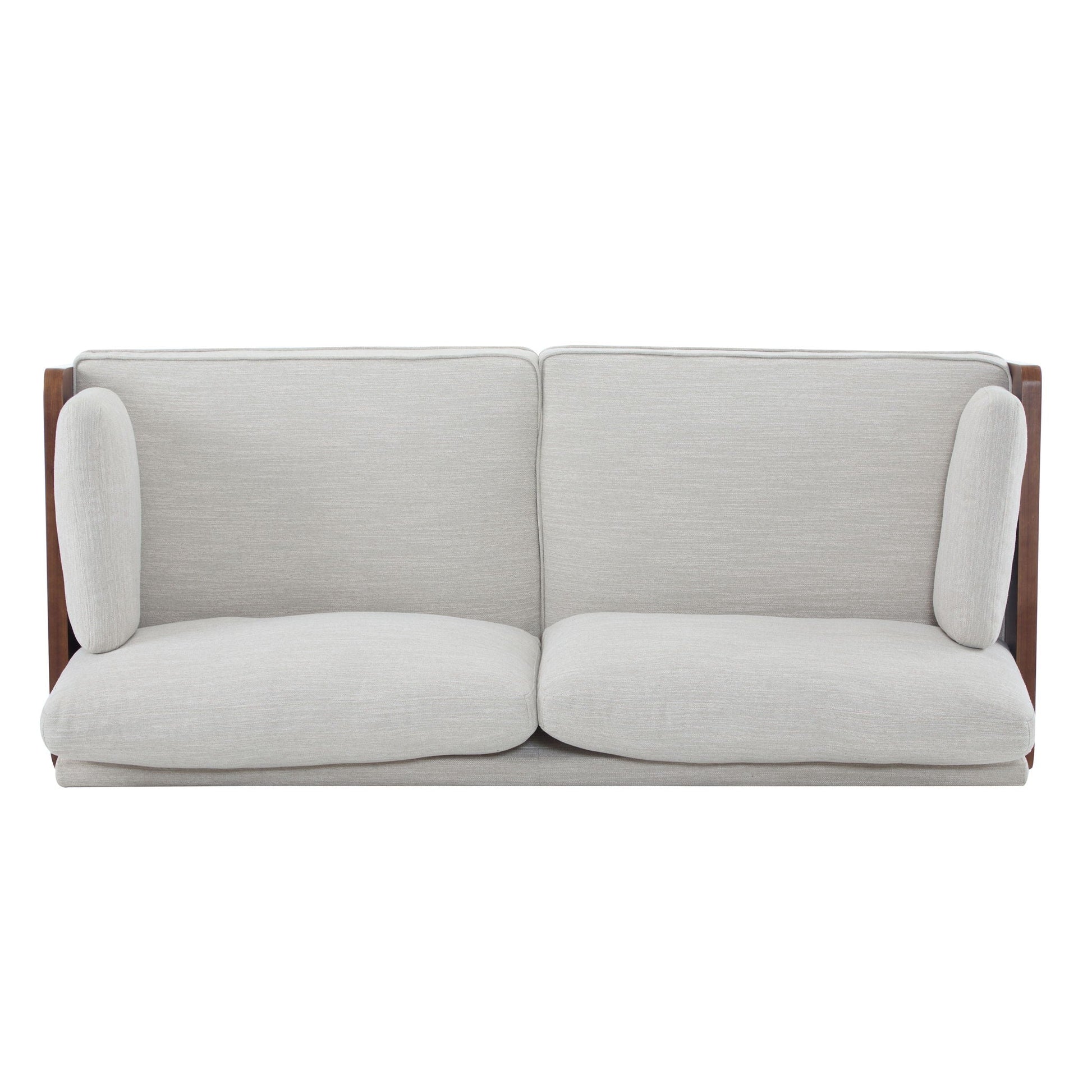 Mid Century Moderne Sofa With Wood Sides- Unique Piece Furniture- {{Product type}}