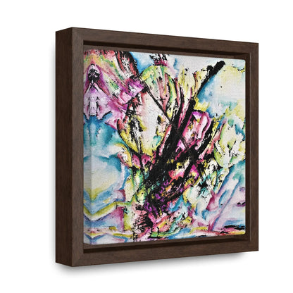 Kitty In Space Gallery Canvas Wraps, Square Frame