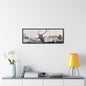 Yellowstone Bull Elk Gallery Canvas Wraps Horizontal Frame 36″ x 12″ Black Premium Gallery Wraps (1.25″)