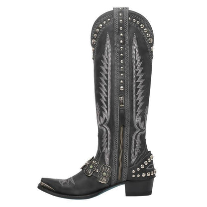 Women’s Custom Embellished Cowgirl Boots- Country in My Heart- {{Product type}}