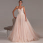 Champagne Strap Wedding Dress - Champagne US6 -