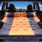 Suede Fabric Automatic Inflatable Car Air Bed for SUV Back Seat