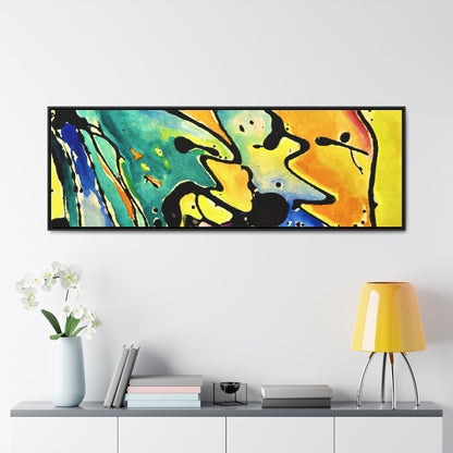 Sing Gallery Canvas Wraps, Horizontal Frame 60″ x 20″ Black 1.25"