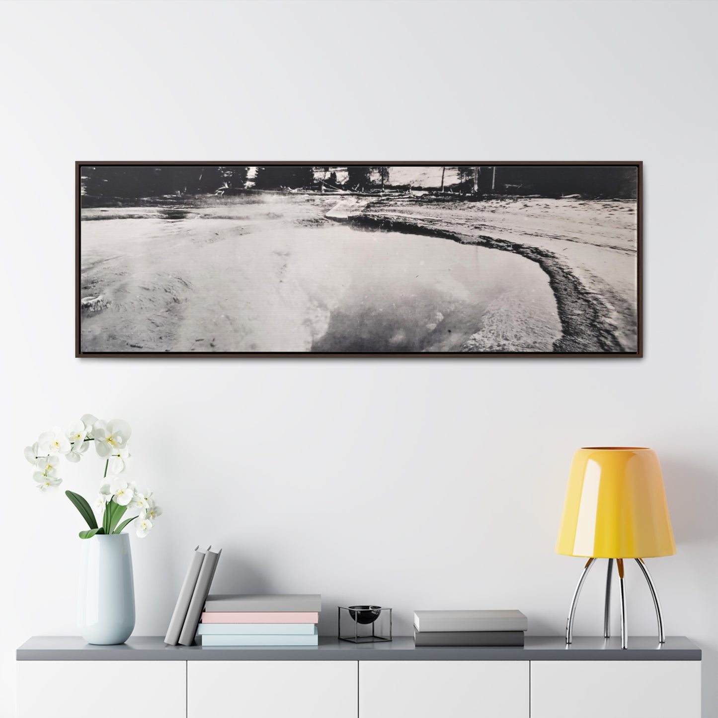 Morning Glory Pool Yellowstone Gallery Canvas Wraps, Horizontal Frame