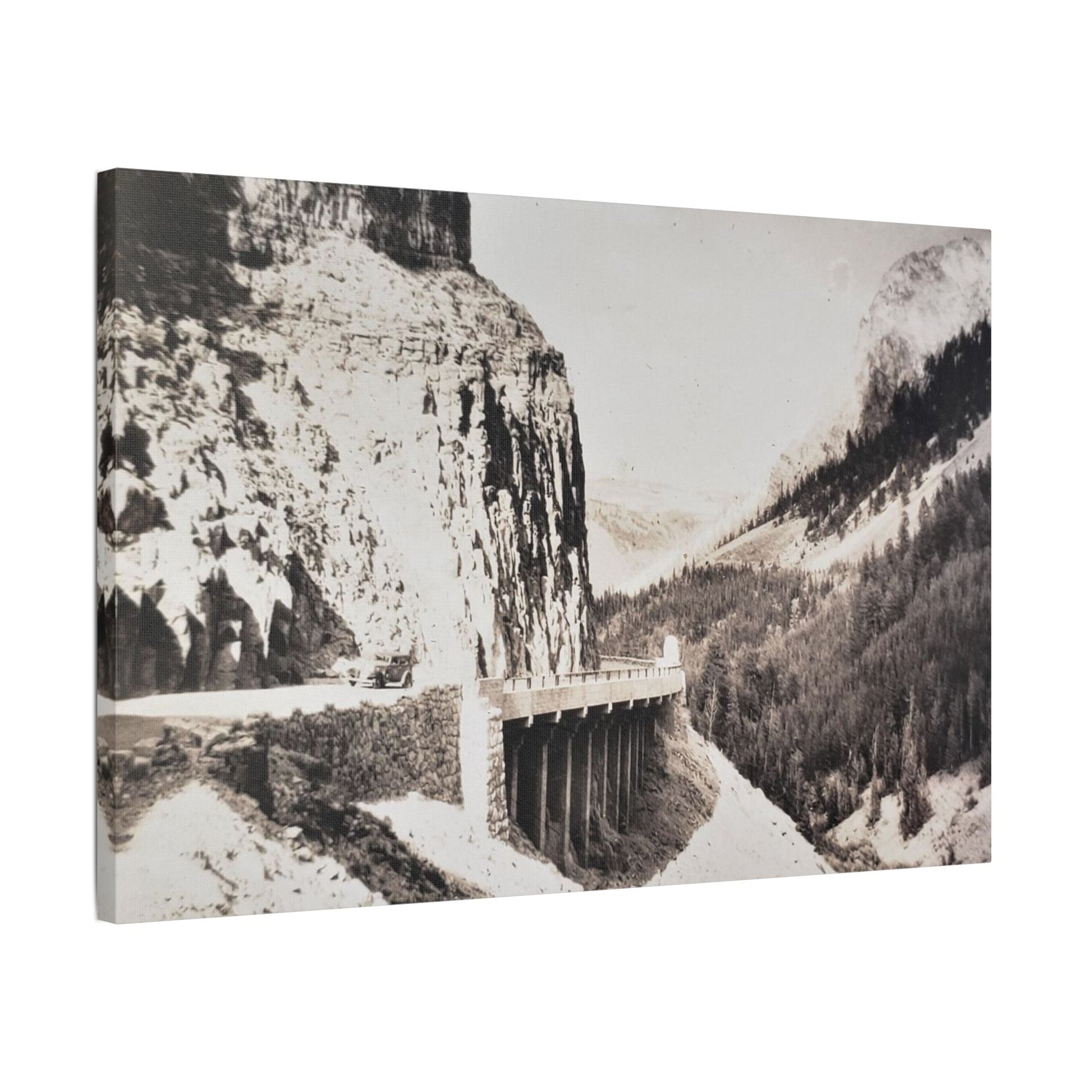 Golden Gate Canyon Colorado Satin Canvas Stretched