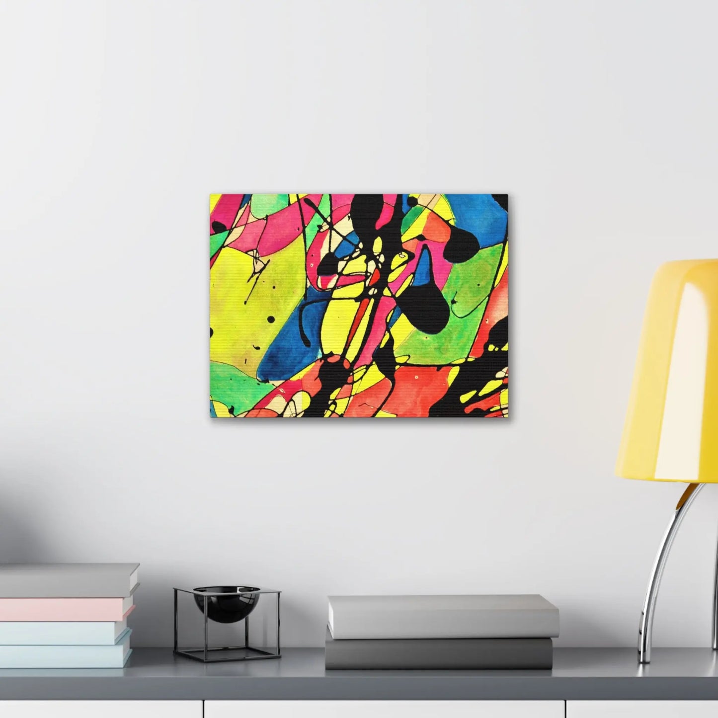 Exploding Earth Canvas Gallery Wraps 16″ x 12″ 1.25"