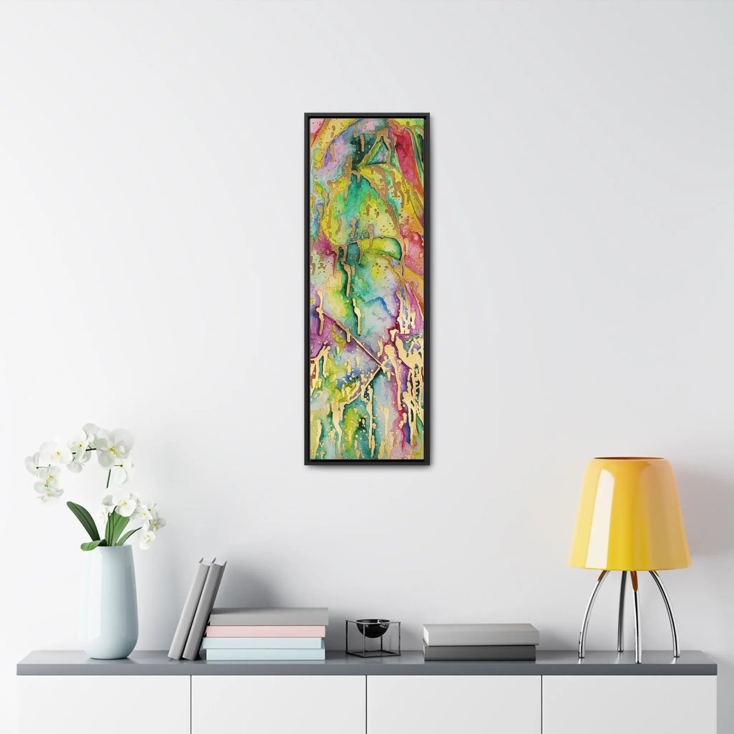 Acid Face Gallery Canvas Wraps, Vertical Frame