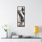 Gibbon Falls Yellowstone Gallery Canvas Wraps Vertical Frame 12″ x 36″ Premium Gallery Wraps (1.25″) Black