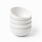 FOBENTA Household Ceramic Bowls - Microwave Safe Set of 4 - Stellar Dots Set(4pcs) - bowl