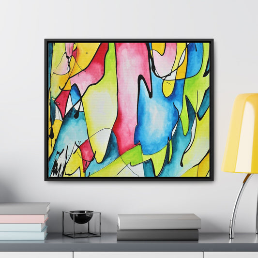 Blue Flame Gallery Canvas Wraps Horizontal Frame - - Canvas