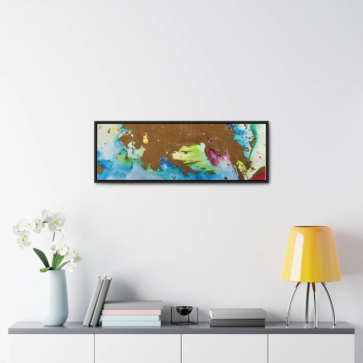 Through The Vapor Gallery Canvas Wraps, Horizontal Frame