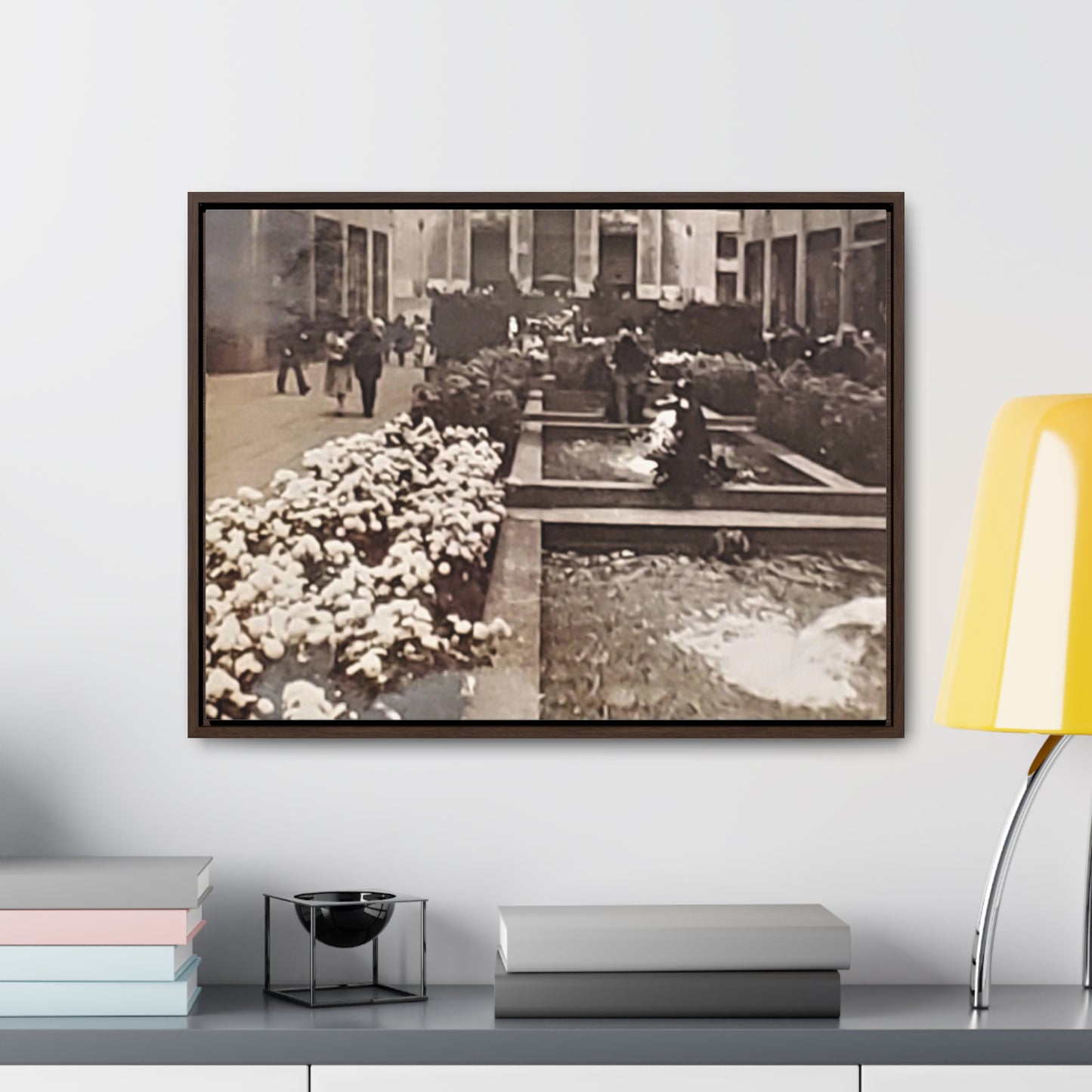 Rockefeller Plaza Gallery Canvas Wraps, Horizontal Frame