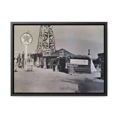 Texaco Station Continental Divide Gallery Canvas Wraps, Horizontal Frame