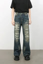 Men's Distressed Jeans - Medium -