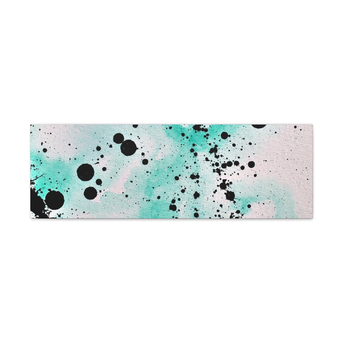 Teal Burst Canvas Gallery Wraps