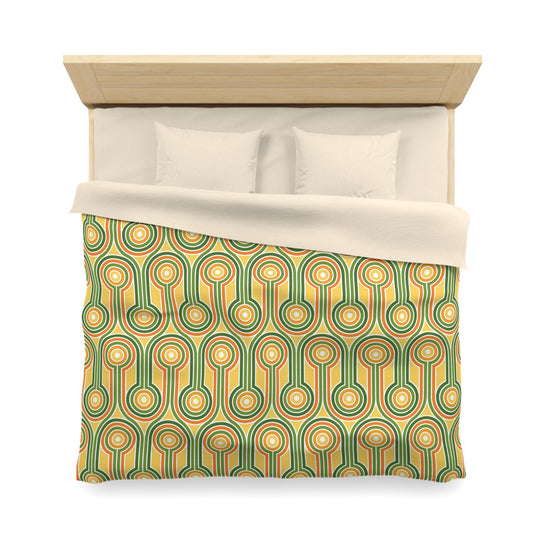 Retro Pattern Microfiber Duvet Cover - Kia Day Design