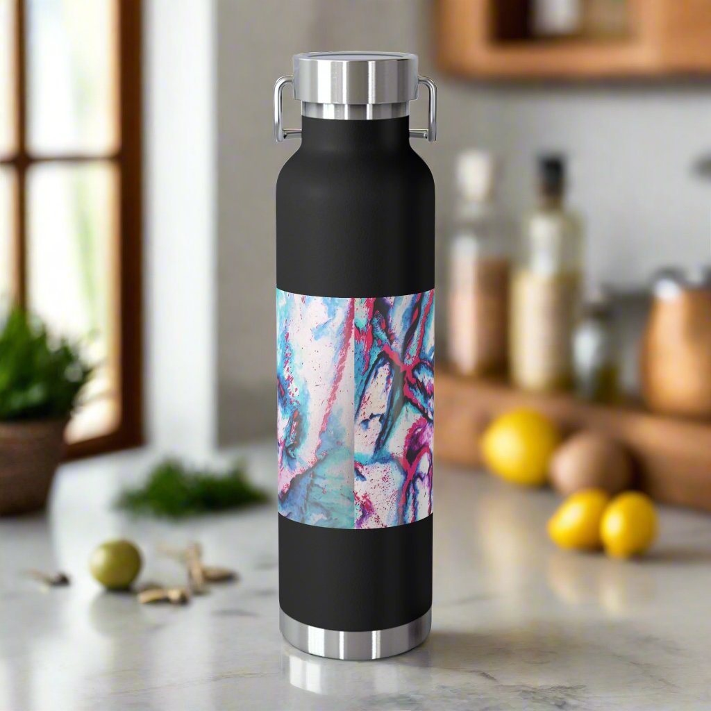 Pink Jellyfish 22oz Vacuum Insulated Bottle