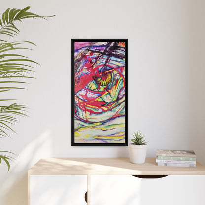 The Eye Framed Art Print - Kia Day Design