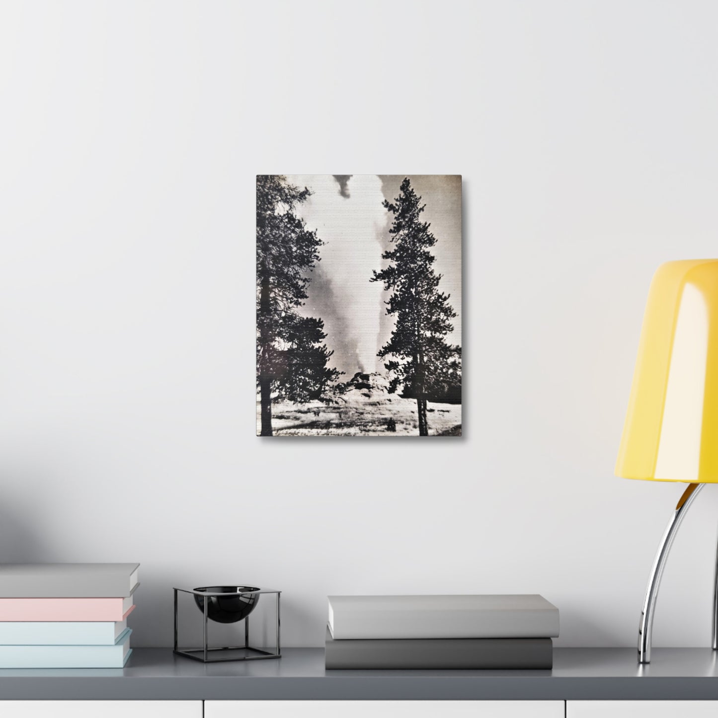 Castle Geyser Yellowstone Stretched Canvas