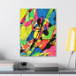 Exploding Earth Canvas Gallery Wraps 18″ x 24″ 1.25"