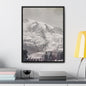 Mount Rainier Gallery Canvas Wraps Vertical Frame 18″ x 24″ Premium Gallery Wraps (1.25″) Black