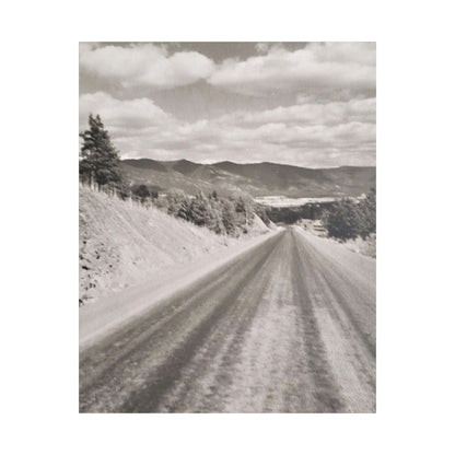 Western Road Satin Canvas Stretched 24" x 30" (Vertical) 1.5"