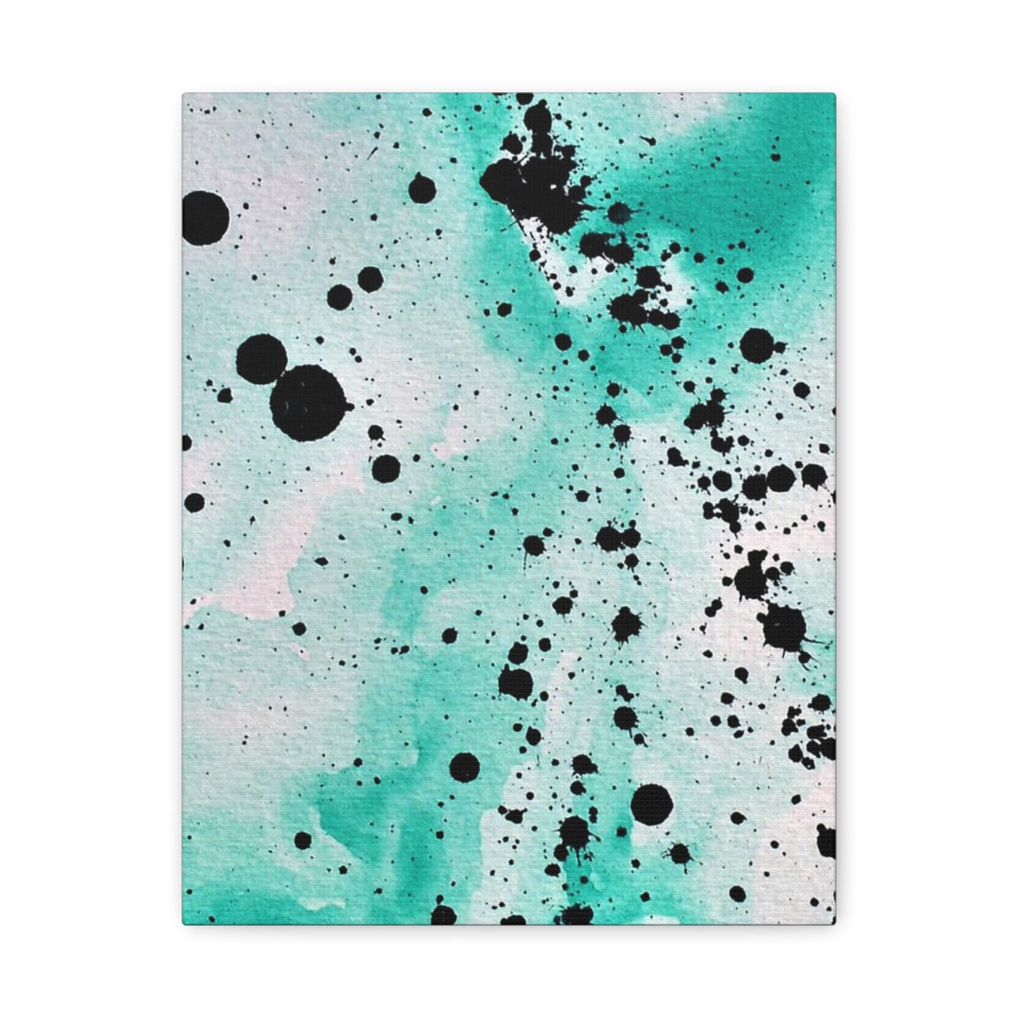 Teal Burst Canvas Gallery Wraps