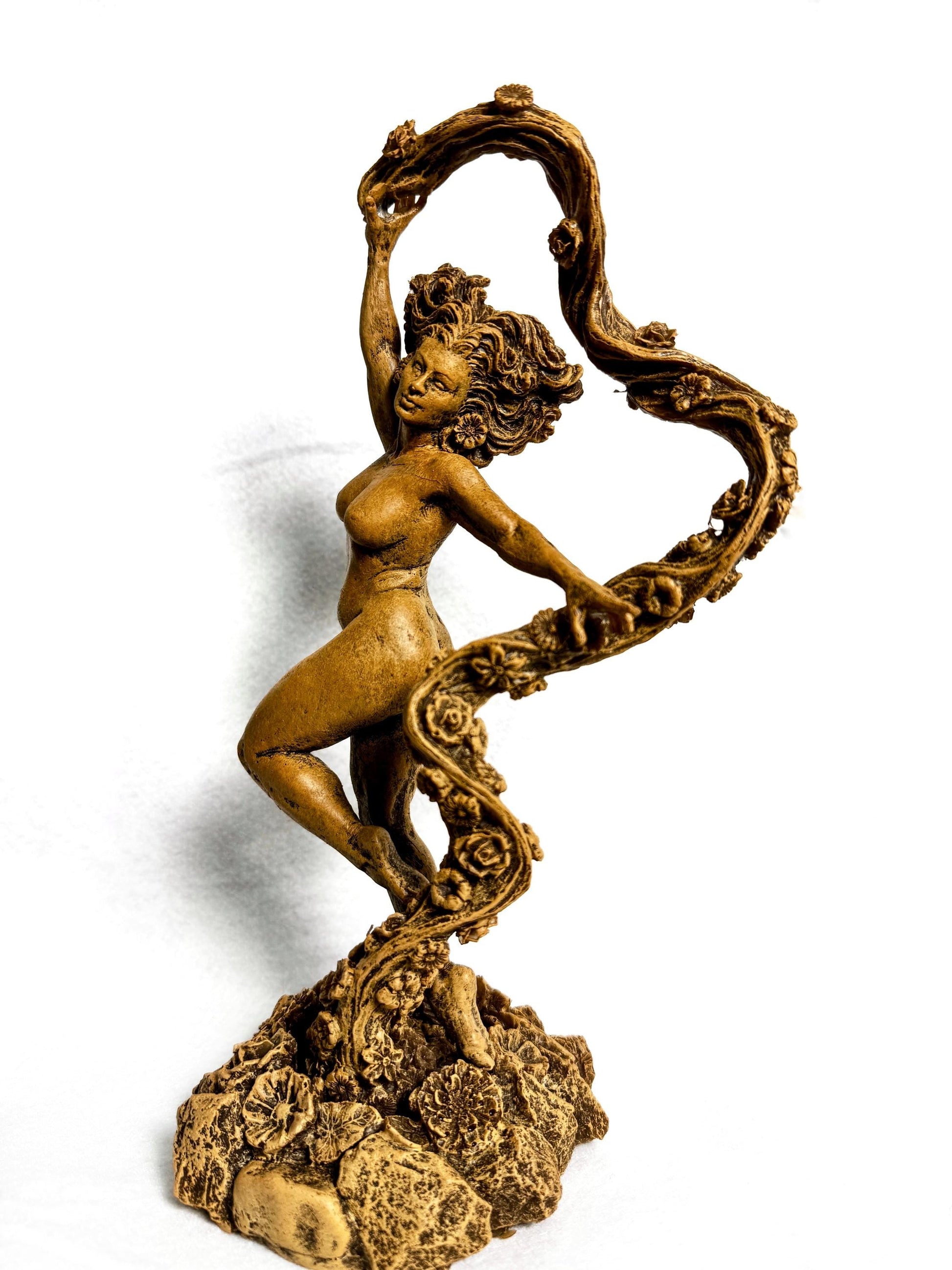 Gaia Statue: Goddess of the Earth | Mythological Gods Figurine | Myths and Legends Statue |Statue for Nature and Fantasy Art Lover Decor - -