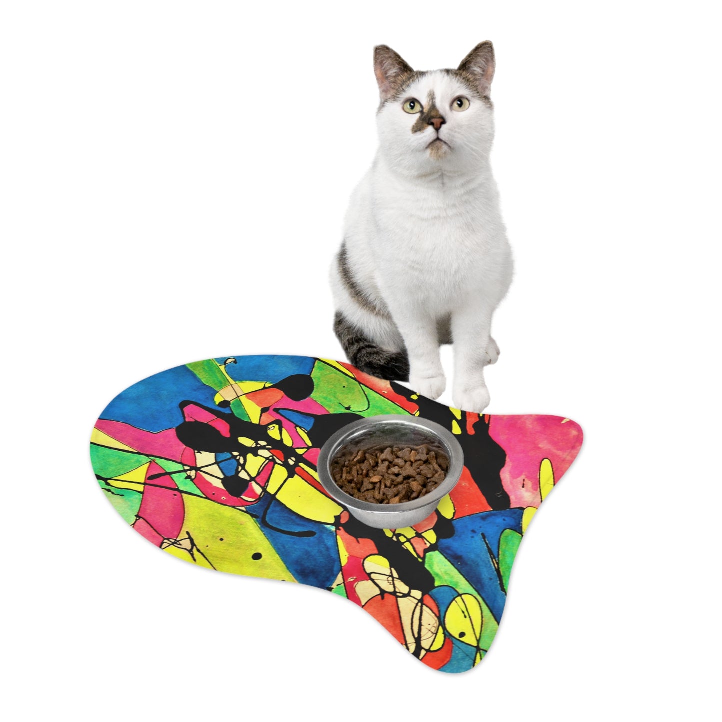 Exploding Earth Pet Feeding Mats