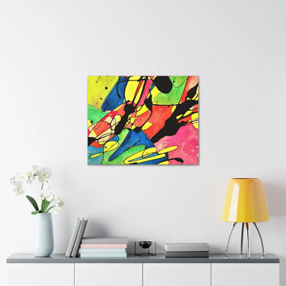 Exploding Earth Canvas Gallery Wraps 30″ x 24″ 1.25"