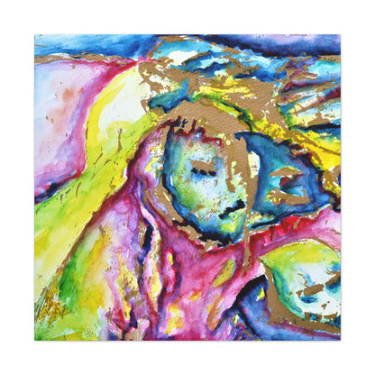 Mothers Face Canvas Gallery Wraps 36″ x 36″ 1.25"