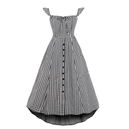 European Style Off-Shoulder Irregular Dress - - dress