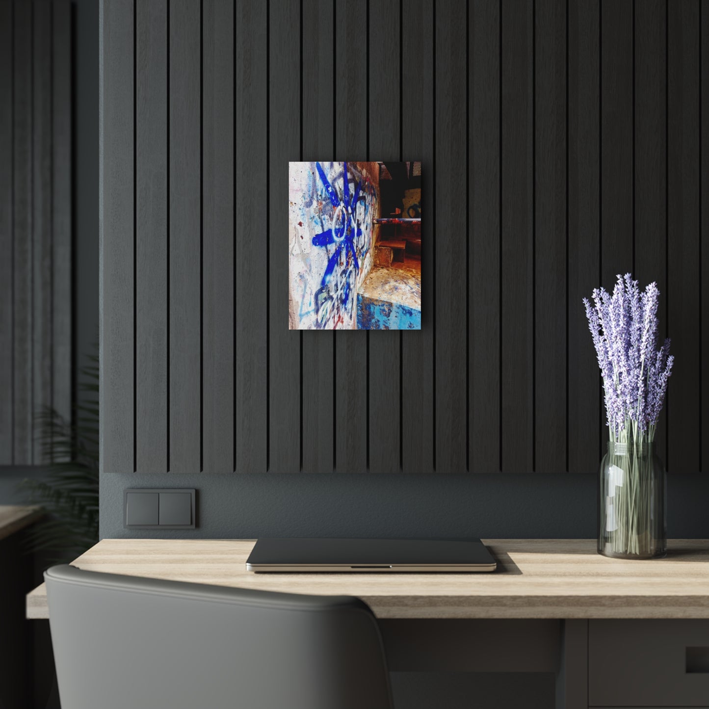 Graffiti Urban Photo Acrylic Print — French Cleat Hanging - 11″ x 14″ (Vertical) 0.25'' - Home Decor