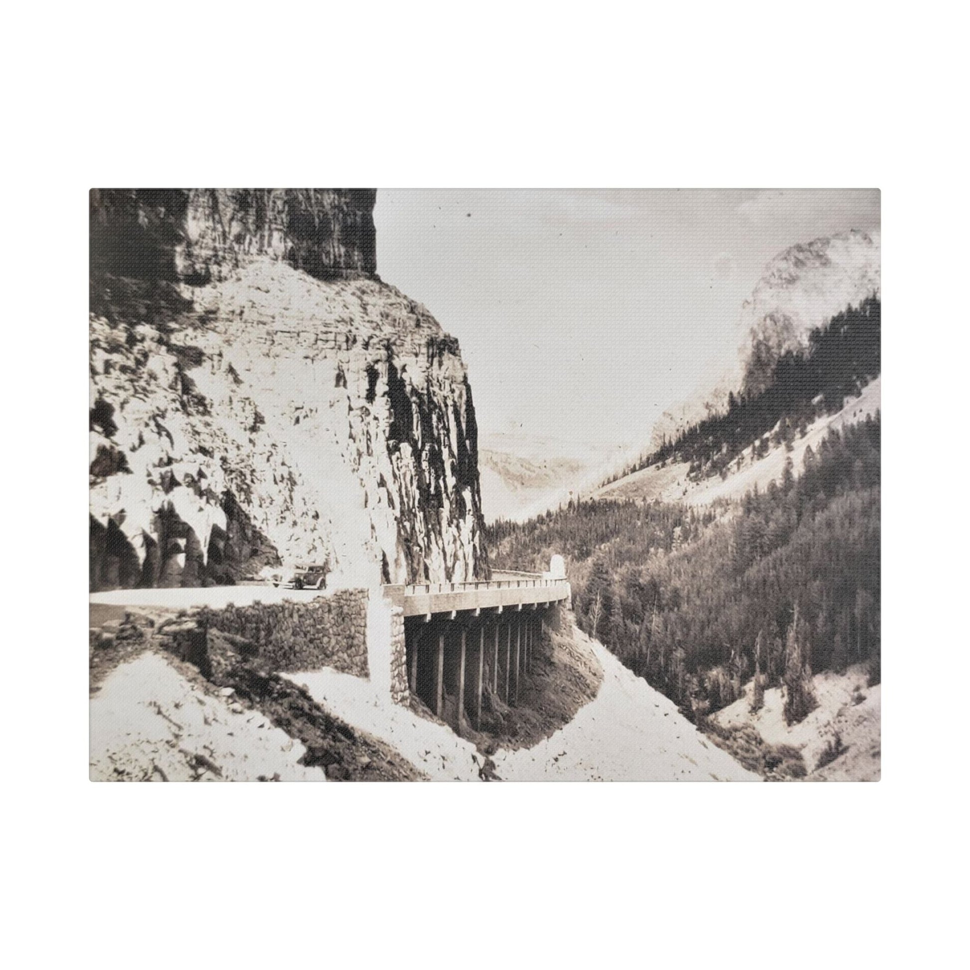 Golden Gate Canyon Colorado Satin Canvas Stretched
