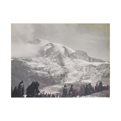 Mount Rainier Satin Canvas Stretched 24″ x 18″ (Horizontal) 1.5"