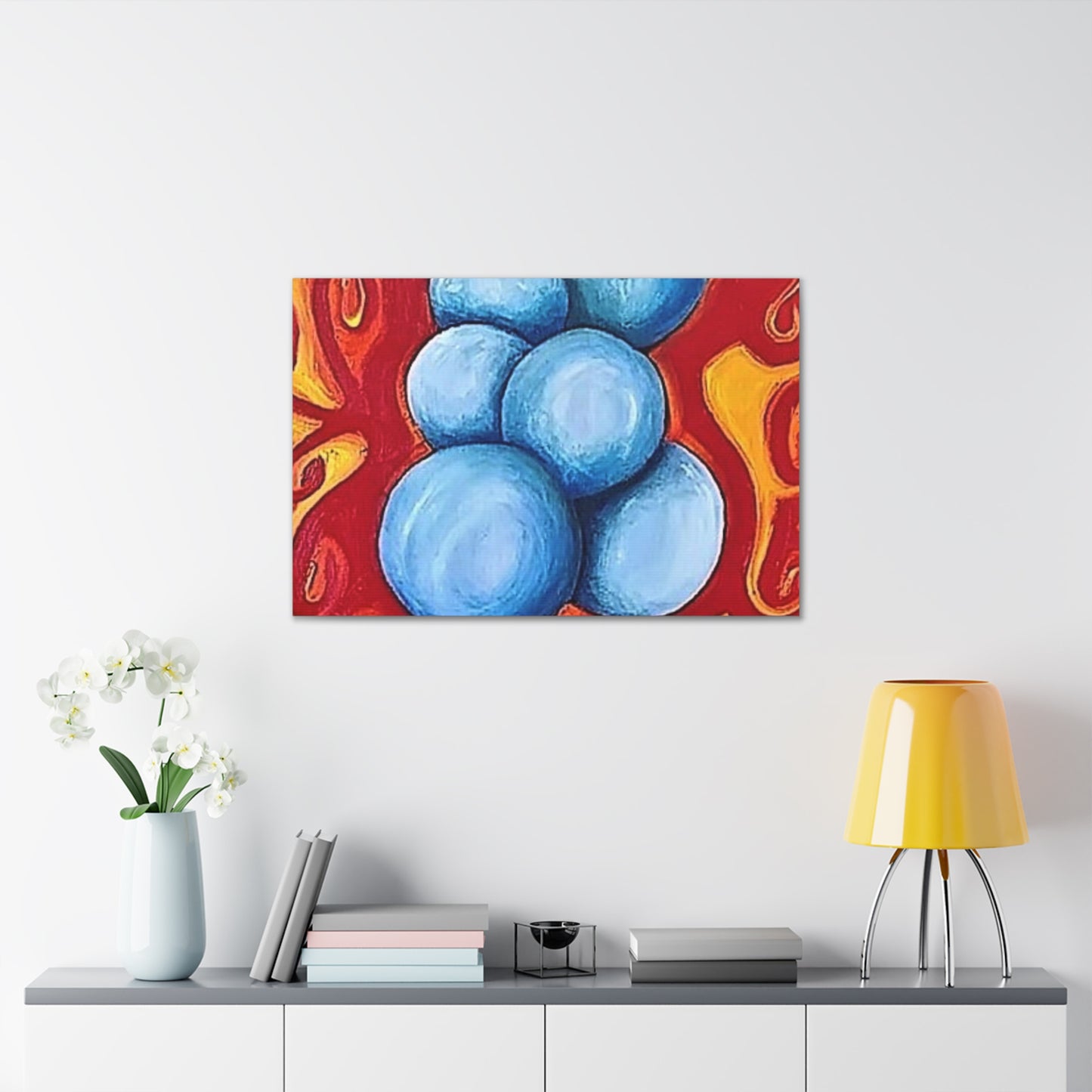 Blue Balls Canvas Gallery Wraps