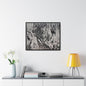 Cleopatras Needle Gallery Canvas Wraps Horizontal Frame 30″ x 24″ Black 1.25"