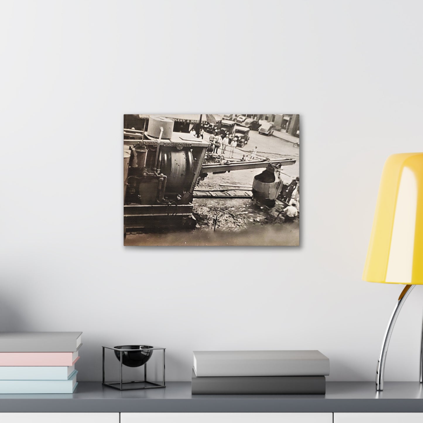 Concrete Worker Canvas Gallery Wraps