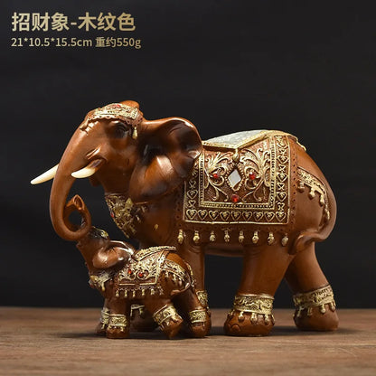 Home Decor Design Elephant Ceramic Animal Figure Statue