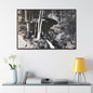 Narada Falls Yellowstone Gallery Canvas Wraps Horizontal Frame 48″ x 32″ Walnut 1.25"
