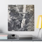Multnomah Falls Oregon Canvas Gallery Wraps 24″ x 24″ 1.25"