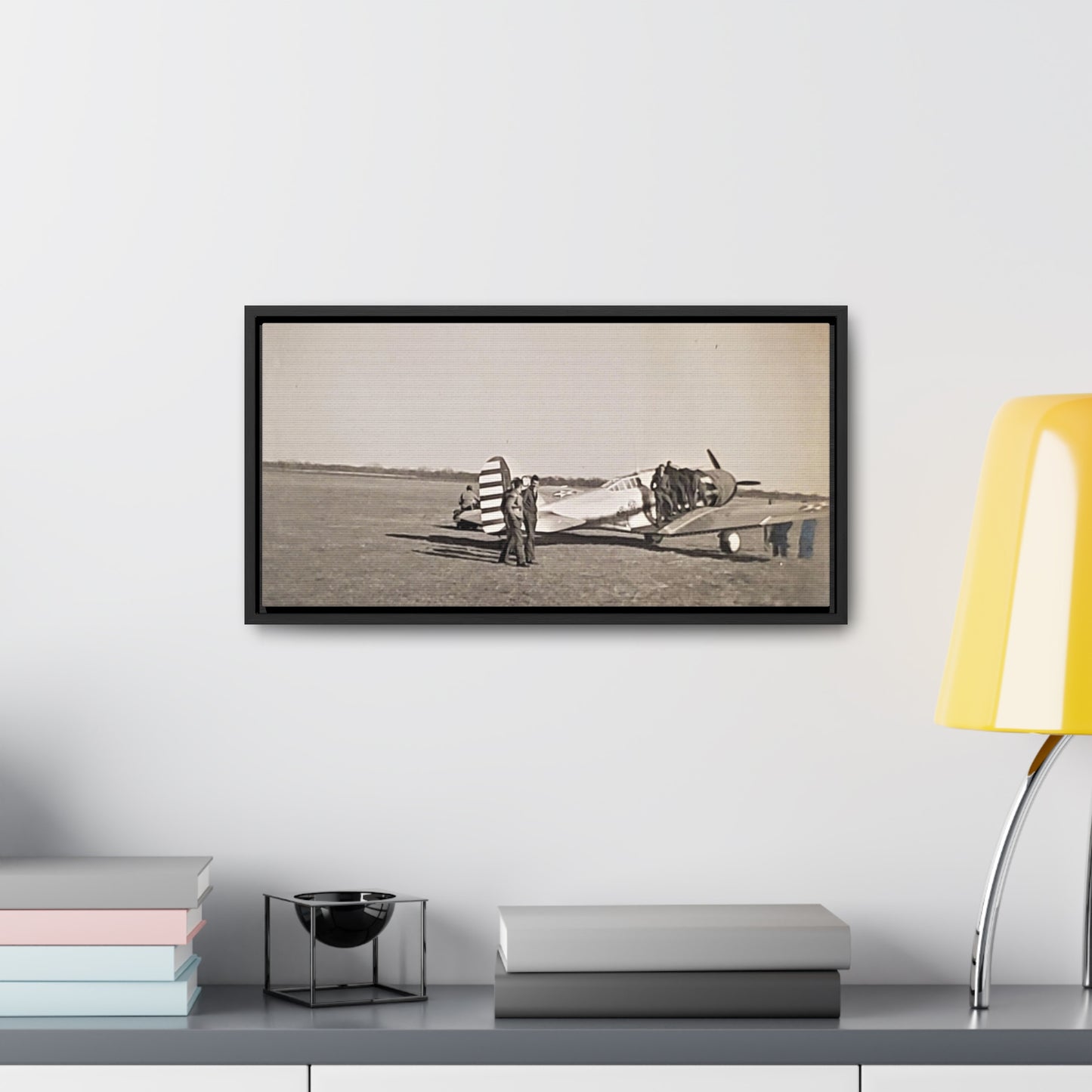 Army Pursuit Plane Ames Airport 1939 Gallery Canvas Wraps, Horizontal Frame