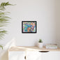 Multi-Color Abstract Framed Canvas Art Print - Kia Day Design