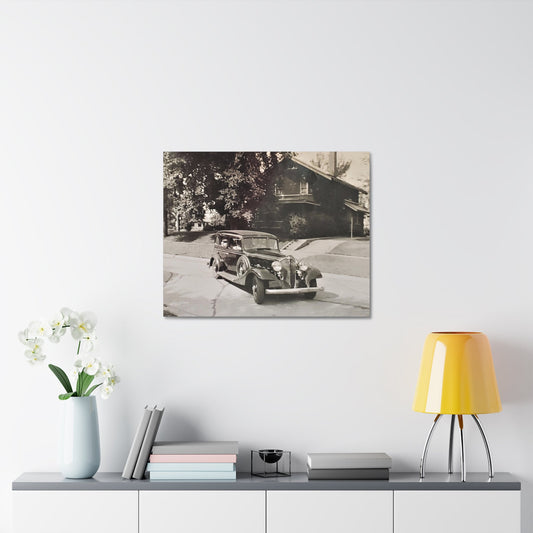 Classic Car Stretched Canvas 1.5" 30″ x 24″