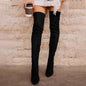 High Boots Winter Shoes - Black Style 6 35 - heeled boots