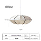 Simple And Modern Japanese Retro Pendant Light - A50off White With Black Edge - Lights